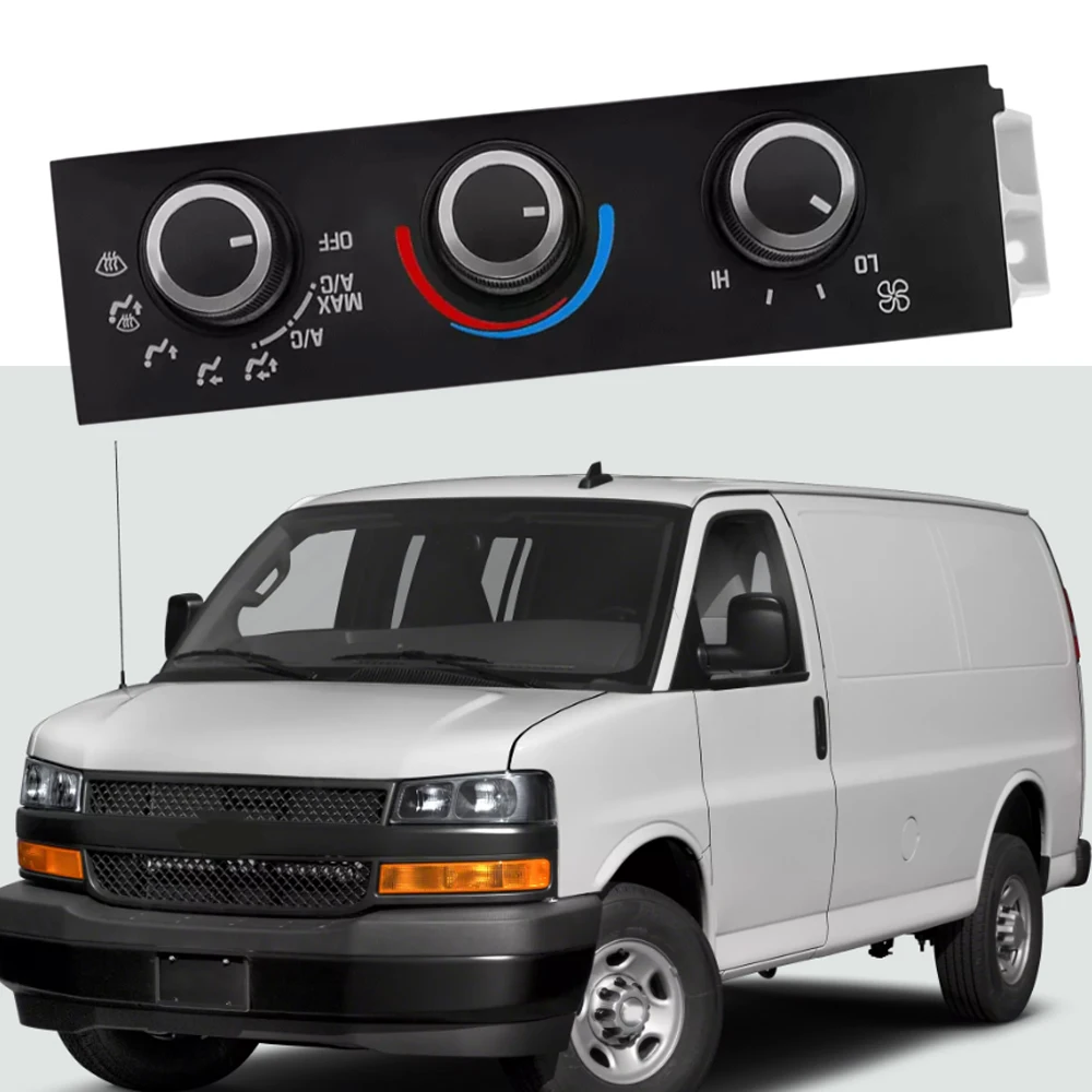 

For Chevrolet Express GM Savana Car A/C Heater Climate Control Panel ABS 19370220, 23283455, 25753629 84555663 Auto Accessories