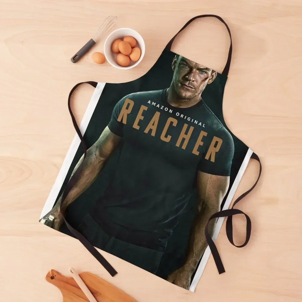 

The Reacher Movie (2022) Apron Smock for hairdressing Men gift Chef Accessories Apron