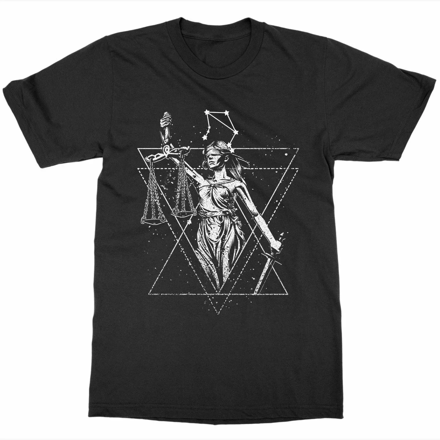 Horoscope Astrology Sign Zodiac Libra Birthday Gift T-Shirt 100% Cotton O-Neck Short Sleeve Casual Mens T-shirt Size S-3XL