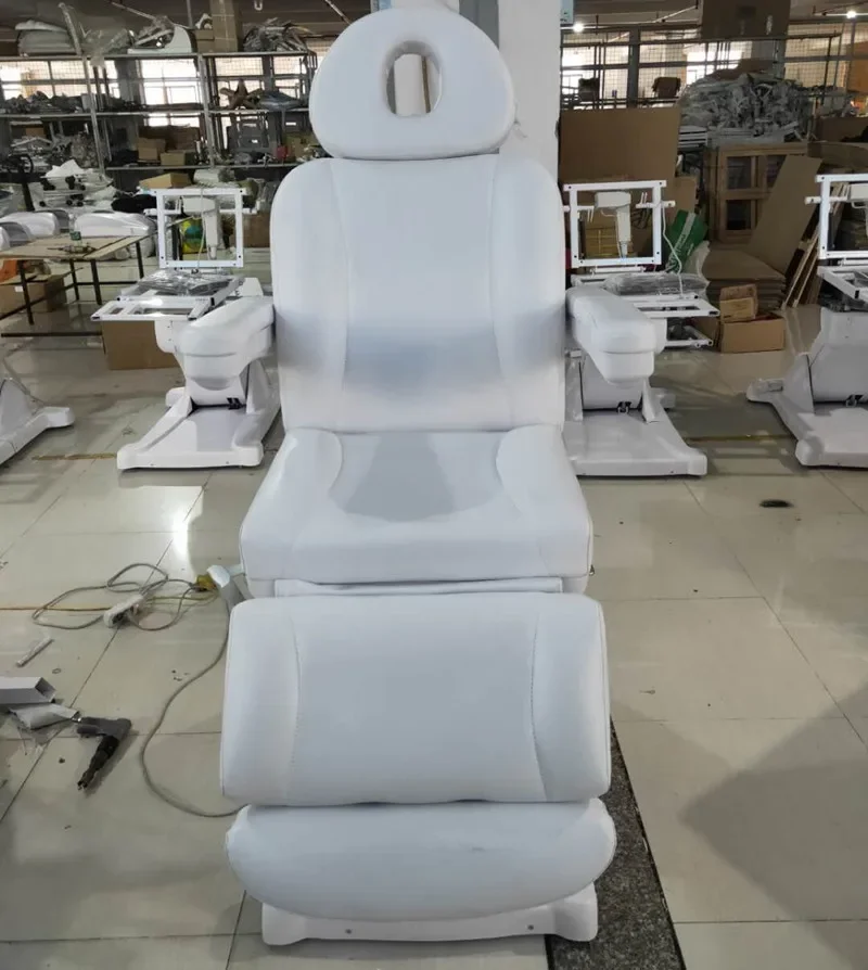 

-Electric lifting beauty bed rotatable tattoo embroidery eyelash tattoo physiotherapy body bed