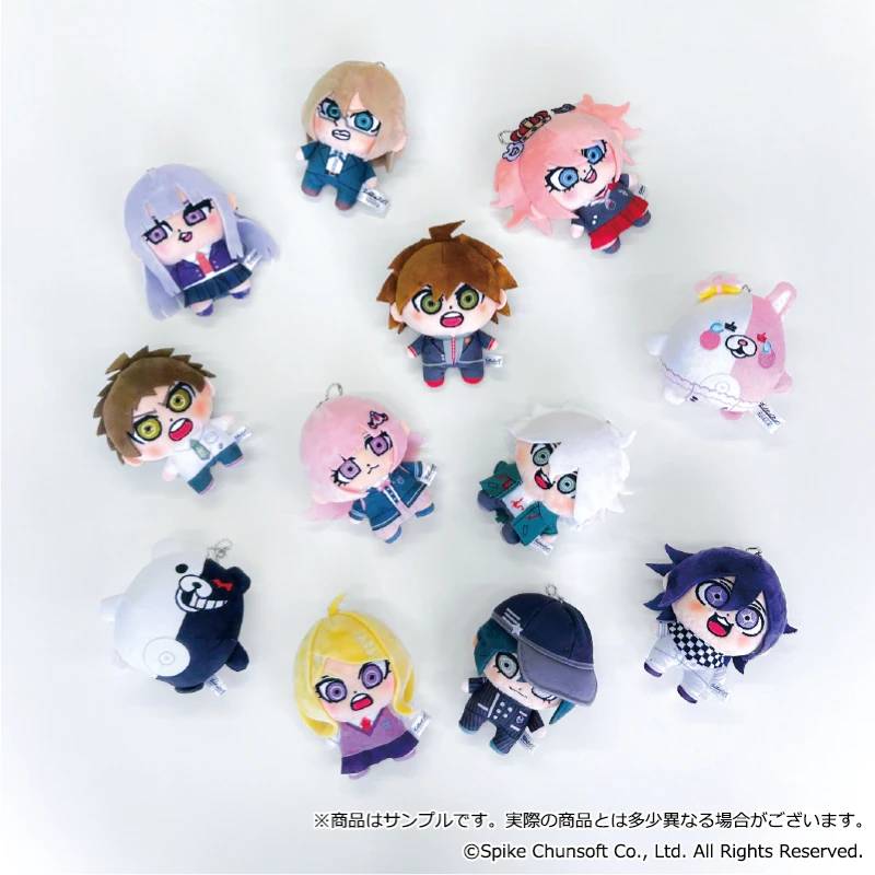 10 سنتيمتر Danganronpa Kokichi Oma Makoto Naegi أفخم أنيمي الكرتون بلوشي الشكل المفاتيح Pandent هدية الكريسماس #4