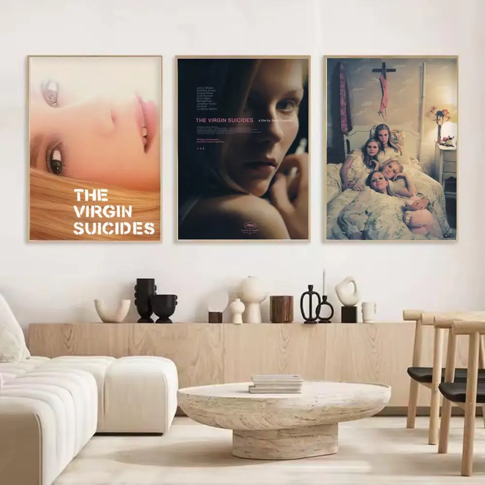 Movie T-The Virgin Suicides Painting Calligraphy Stylish Canvas Poster Wall Art for Living Room Bedroom Cafe Office Decor Gift