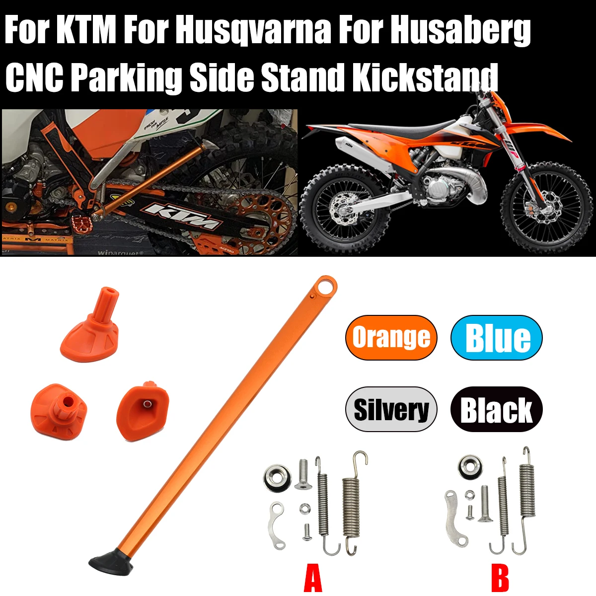 

Motorcycle CNC Side Parking Rack For KTM XC XC-W XC-F EXC EXC-F XCR-W For Husqvarna FE TE 125-501 For Husaberg FE FX TE 250-570