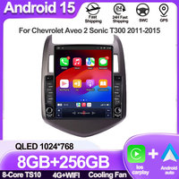 9.7‘’Android Auto For Chevrolet Aveo 2 Sonic T300 2011-2015 Tesla Style Android Car Radio CarPlay Android Auto GPS 2 din 2din