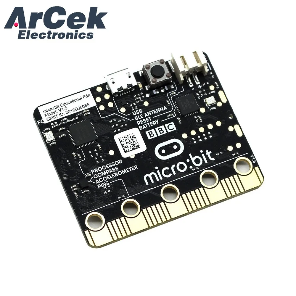 New Original BBC Micro:bit Go NRF51822 Development Board Micro BIT Board V1.5 Python Connector Protective Shell Expansion Board