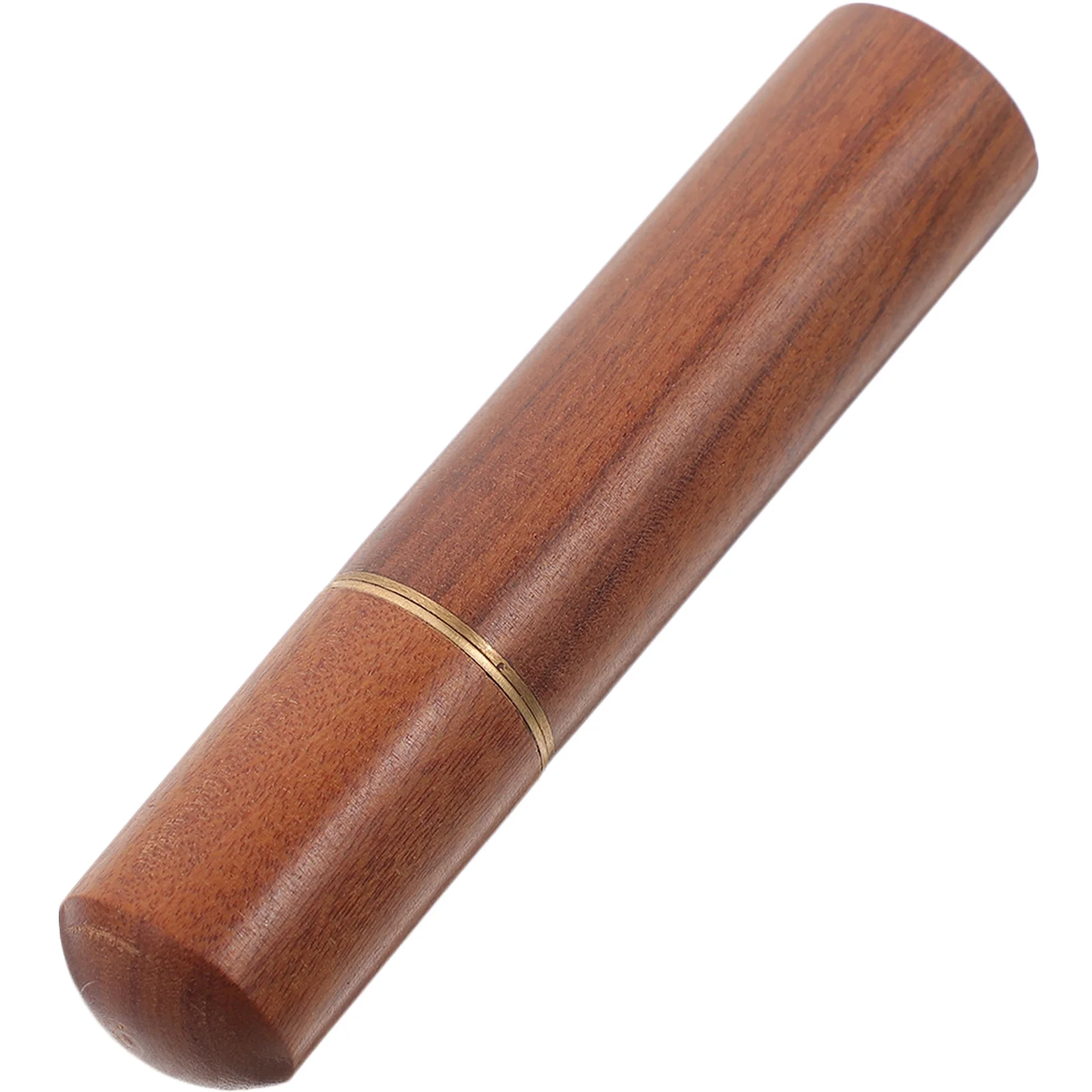 

Stylish Wooden Match Holder Durable Portable Design for Outdoor Adventures Multi-Functional Storage Tube Wooden Matches Box