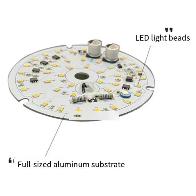 AC39-Ideal For Home And Workplace 4 Inch 18W LED Ceiling Fan Light Replacement Kit 3CCT Dimmable, 120V