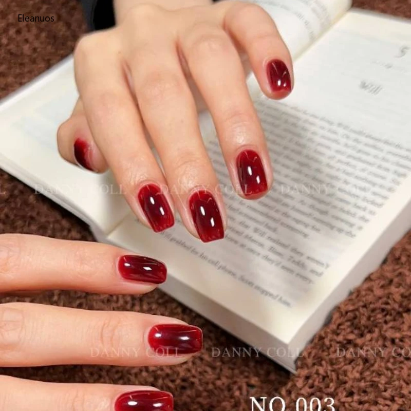 Dannycoll TPO/HEMA/TMPTA gratuit 30 pièces automne hiver marron rouge Gel vernis à ongles ensemble avec carte de couleur coréen tremper UV LED Gel 15ml