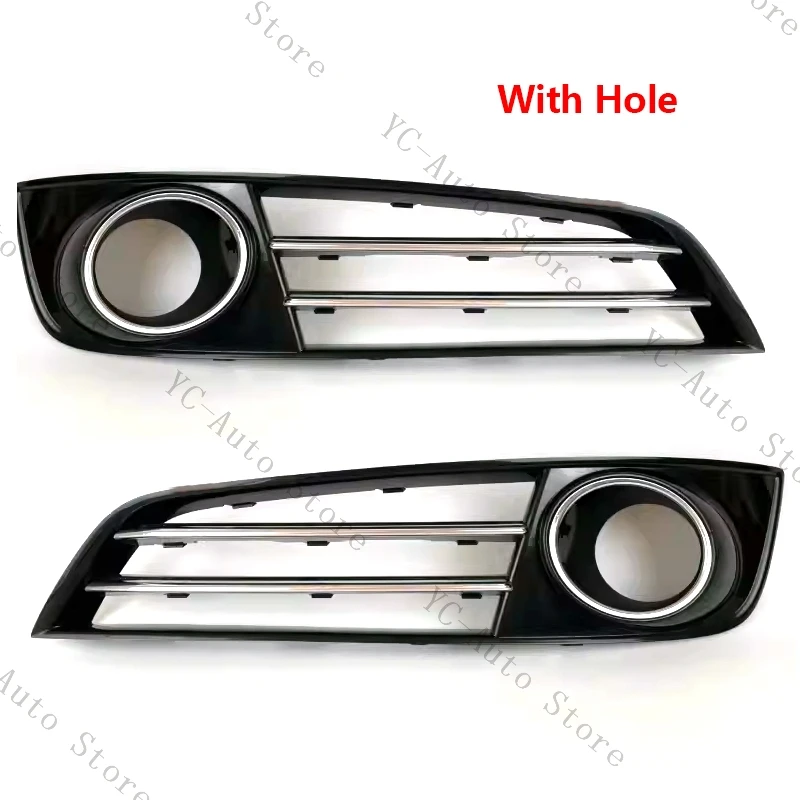 Voor Audi A8l A8 D4 2010 2011 2013 Auto Voor Mistlicht Frame Cover Chroom Grille Mistlamp Grill Accessoires