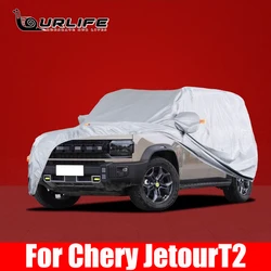 For Chery Jetour T2 2023 2024 2025 Accessories Covers Size Outdoor Full Auot Cover Sun UV Snow Dust Resistant Protection Cover