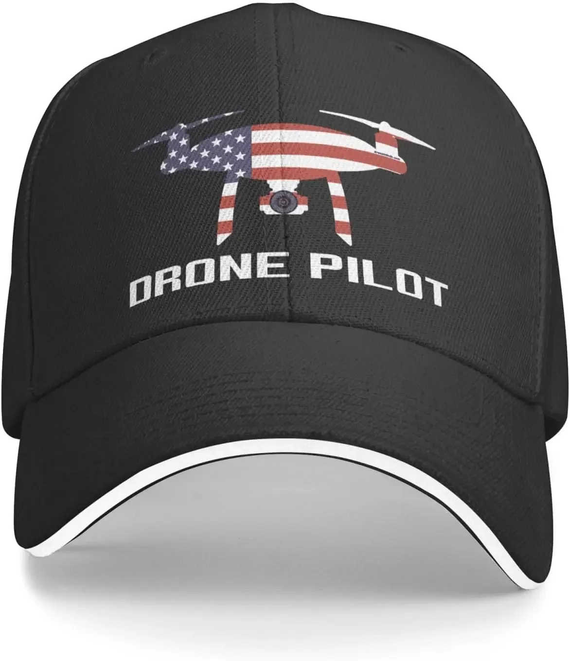 Drone Pilot USA Flag Baseball Cap Adult Unisex Adjustable Hat for Men Women