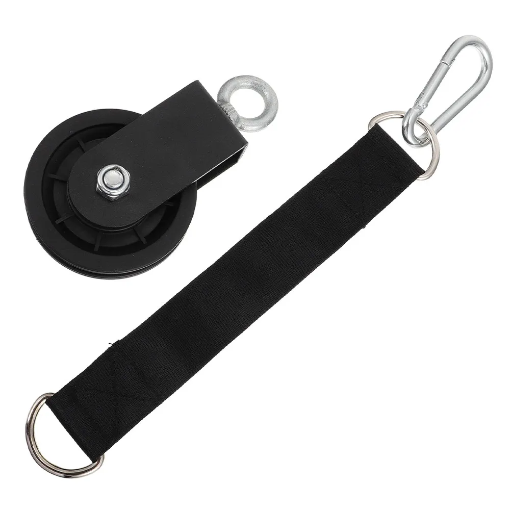 Gym Cable Pulley Nylon Wheel Universal Silent Pulley System Smooth Quiet Heavy Duty for Fitness Equipment Lifting Straps