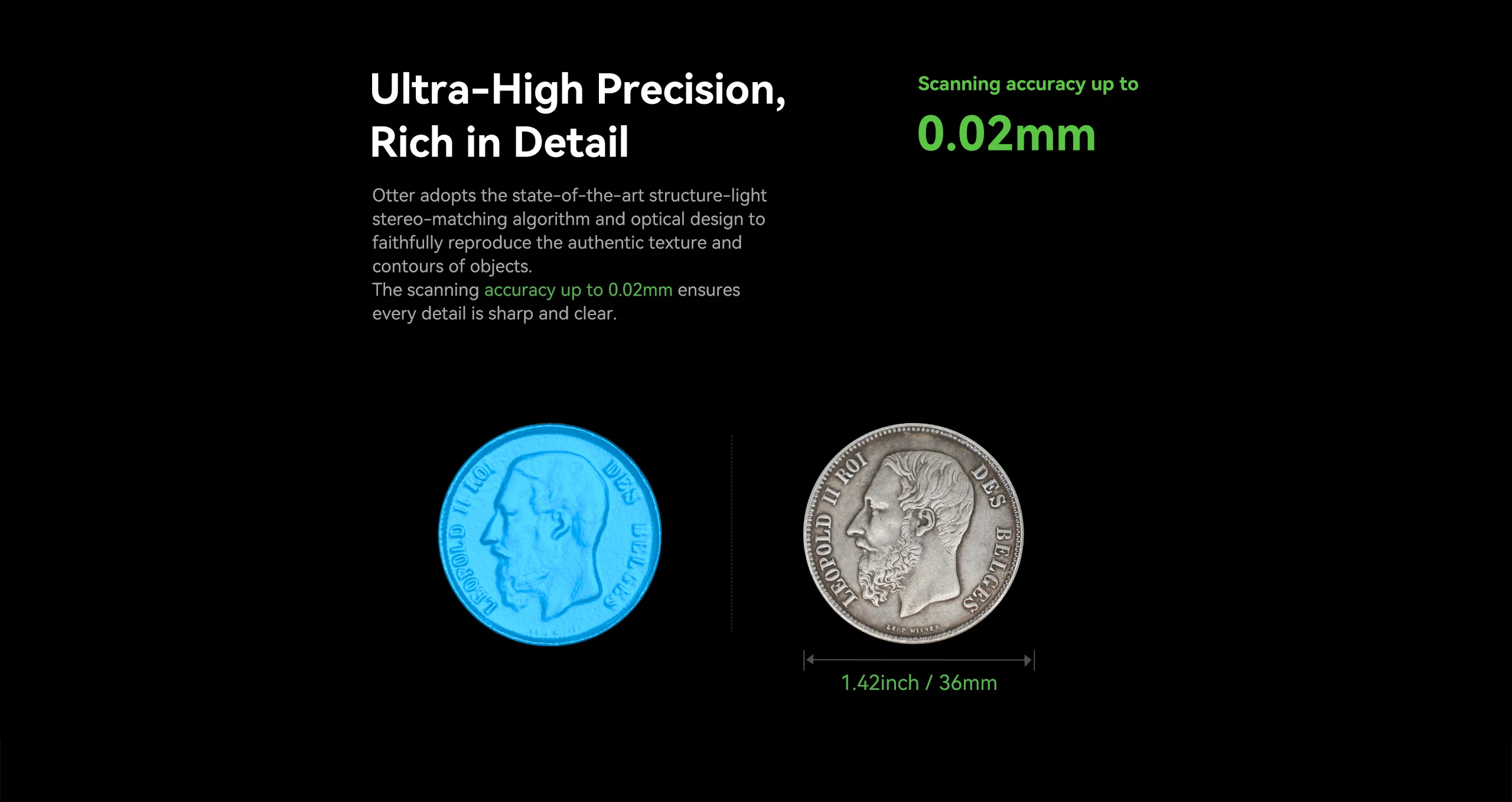 Creality CR Scan Otter 3D Handheld Scanner 0.02mm Accuracy Large Small 3D Scans Four-lens Stereo Vision 20fps Scanning 10-2000mm