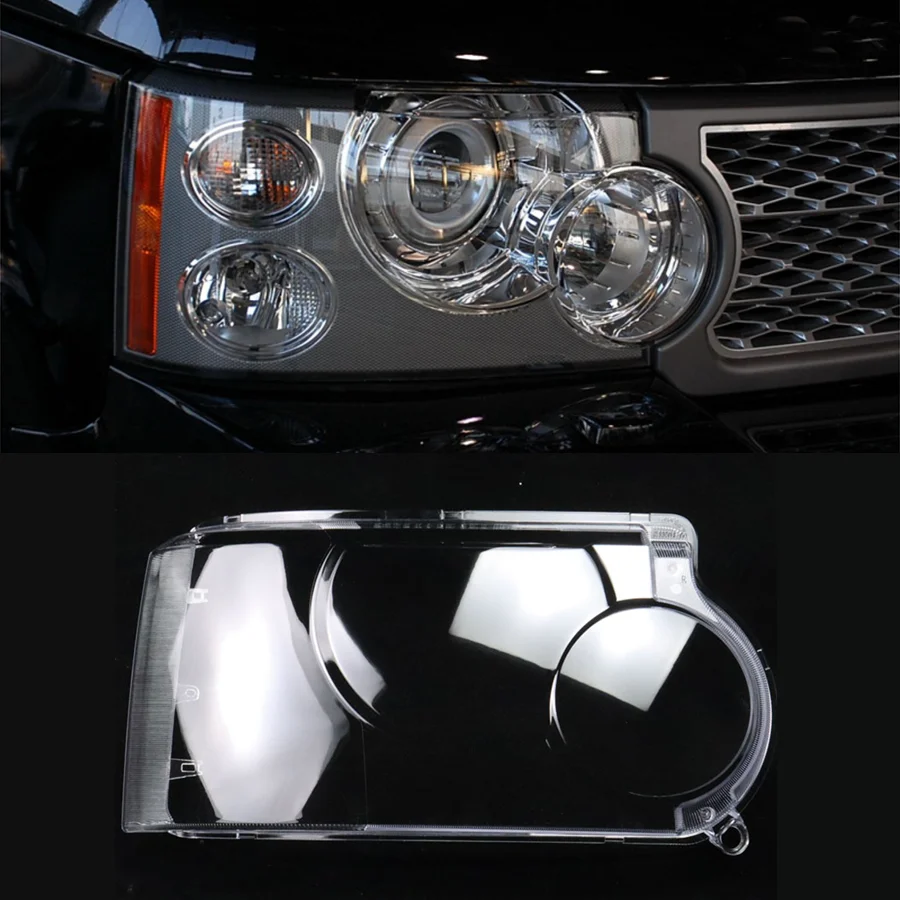 

Wooeight Auto Light Caps For Land Rover Range Rover 2005-2008 2009 Car Headlight Cover Transparent Lampshade Glass Lens Shell