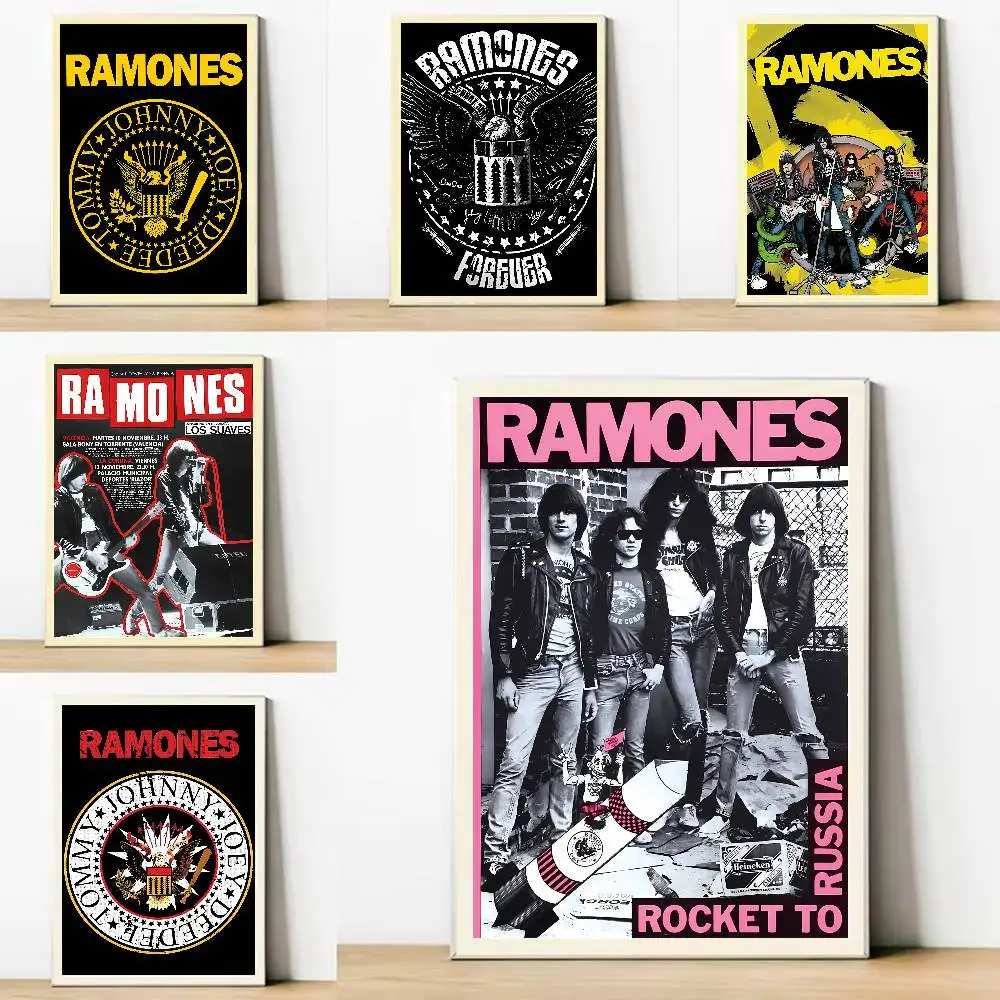 Rock Band R-ramones-es Wall Art Print Poster Japanese Art Exhibition Decorative Painting Modern Home Decor Gift Unframed