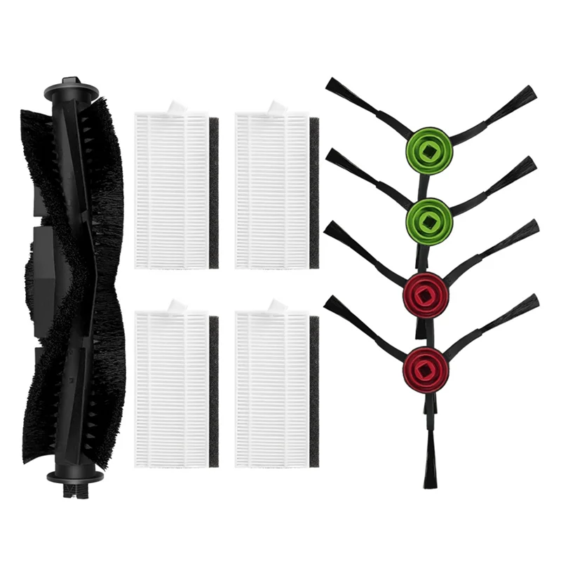 

ABGG-Robot Vacuum Replacement Spare Parts For Ilife T10s- Main Brush, Side Brush, Hepa Filter Accessories