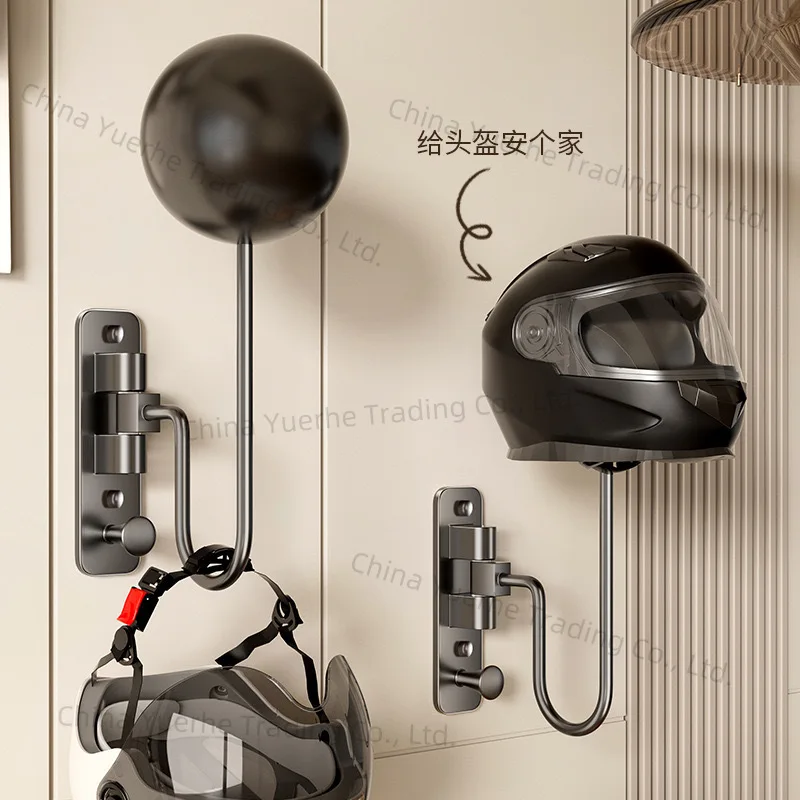 

Полка для шлема электромобиля, настенная подвеска, бесплатная штамповка шлема, стеллаж для хранения шляп, вешалка для каски мотоцикла, крючок