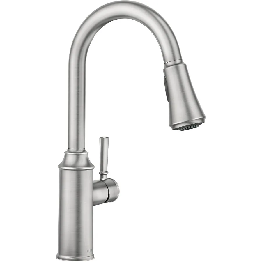 87801SRS Conneaut One Handle Pulldown Kitchen Sink Faucet with Reflex Docking and Power Clean Spot Resist Stainless