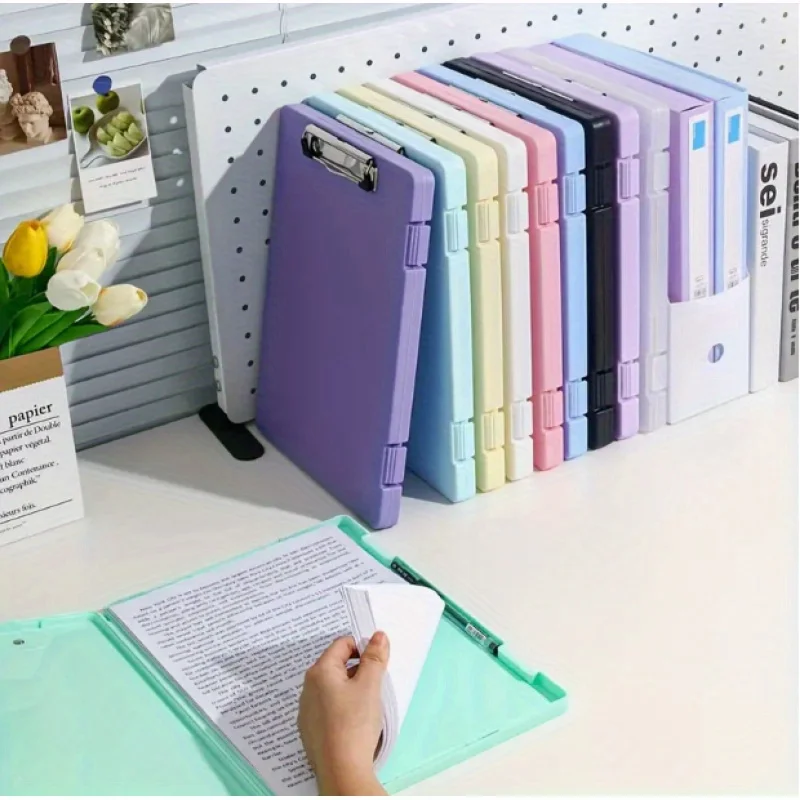 Memo Clip Board A4 File Clipboard Box Case A4 File Organizer File Storage A4 File Folder Minimalism Waterproof Writing Clipboard