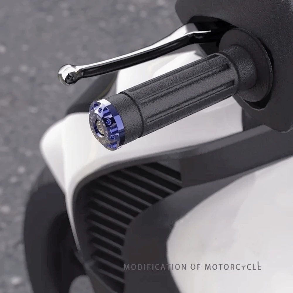 ZZ-Motorcycle Handle Bar Anti Vibration Silder Plug End Weight Handlebar Grips Cap Universal Modification Protection Accessories