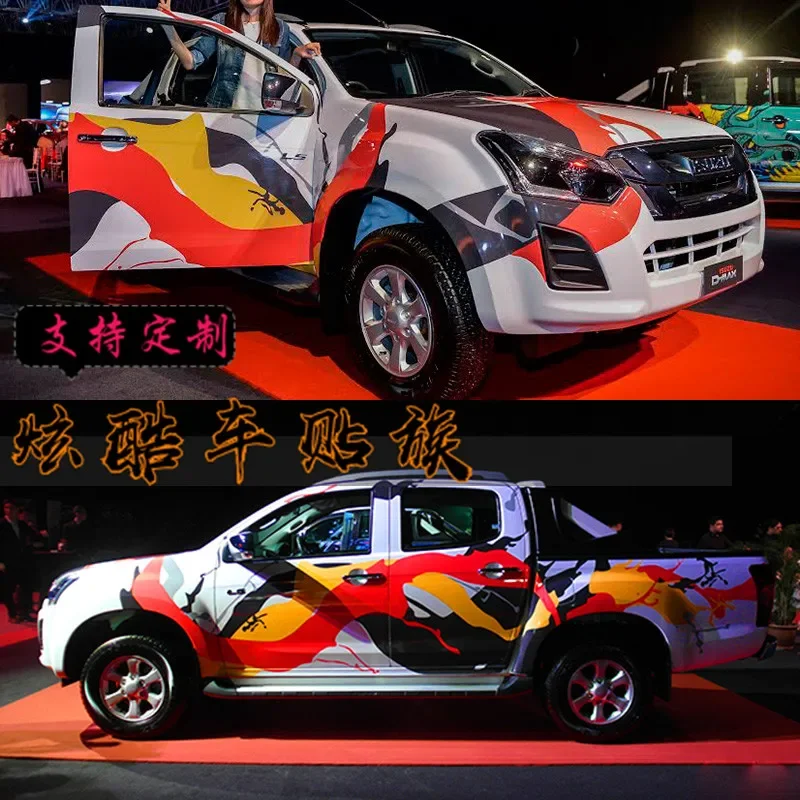FOE Isuzu DMAX Car Styling Customized modification Sport Sticker Auto Body Decor Vinyl Decals Accessorie