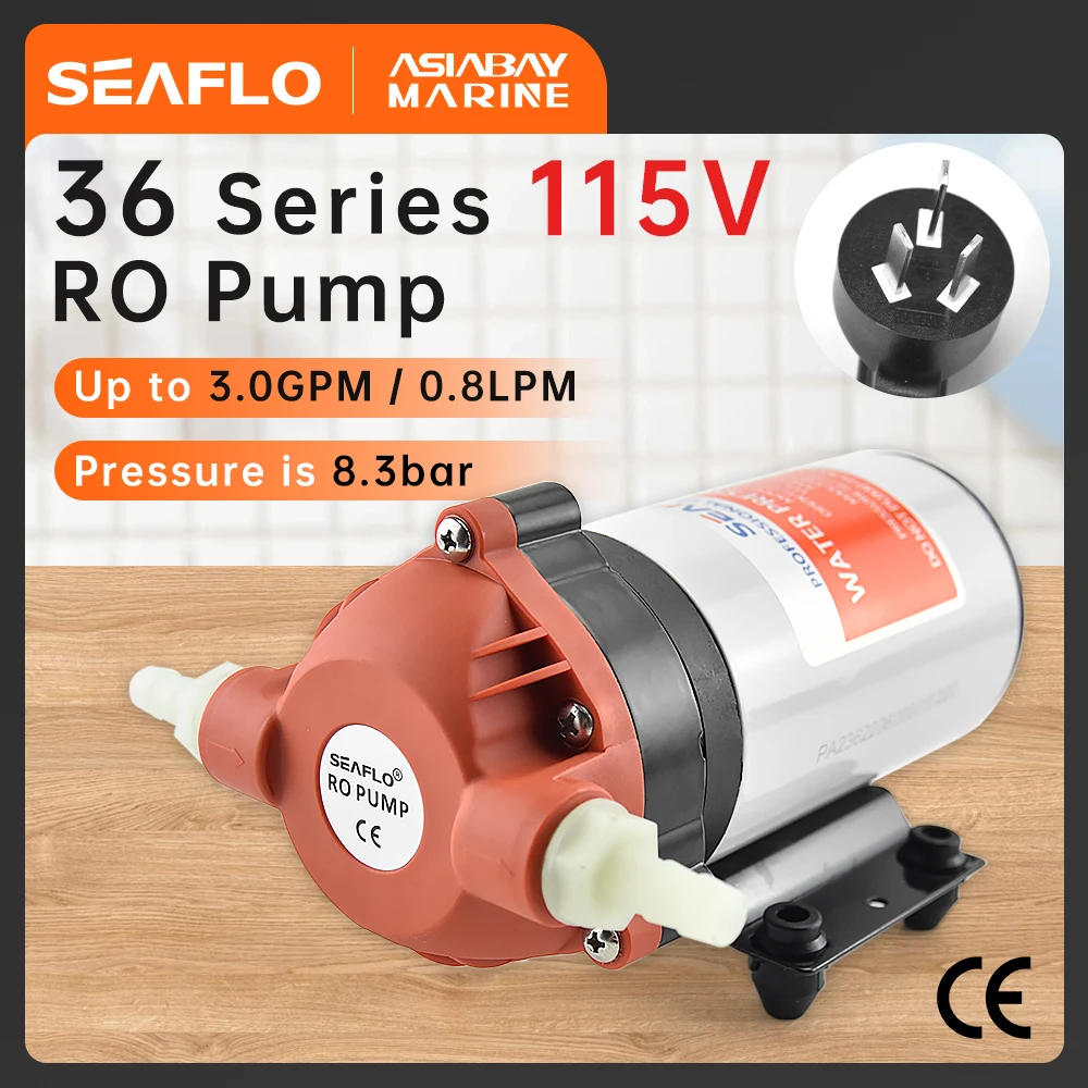 SEAFLO 115V High Efficiency Water Pump To Increase Reverse Osmosis System Pressure For Boat RV Replace Santoemma Sabrina SW15