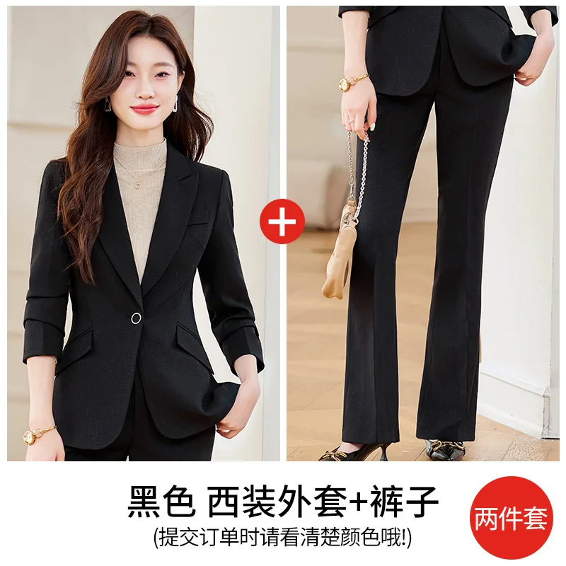 Blazer verde feminino outono inverno 2024new high-end elegante estilo deusa terno profissional conjunto blazer high-end