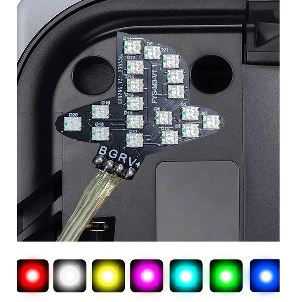 RGB Logo Light Board For PS5 USB Button Remote APP Control Sound Pickup Accessory 8 Colors Game Console Atmosphere Light