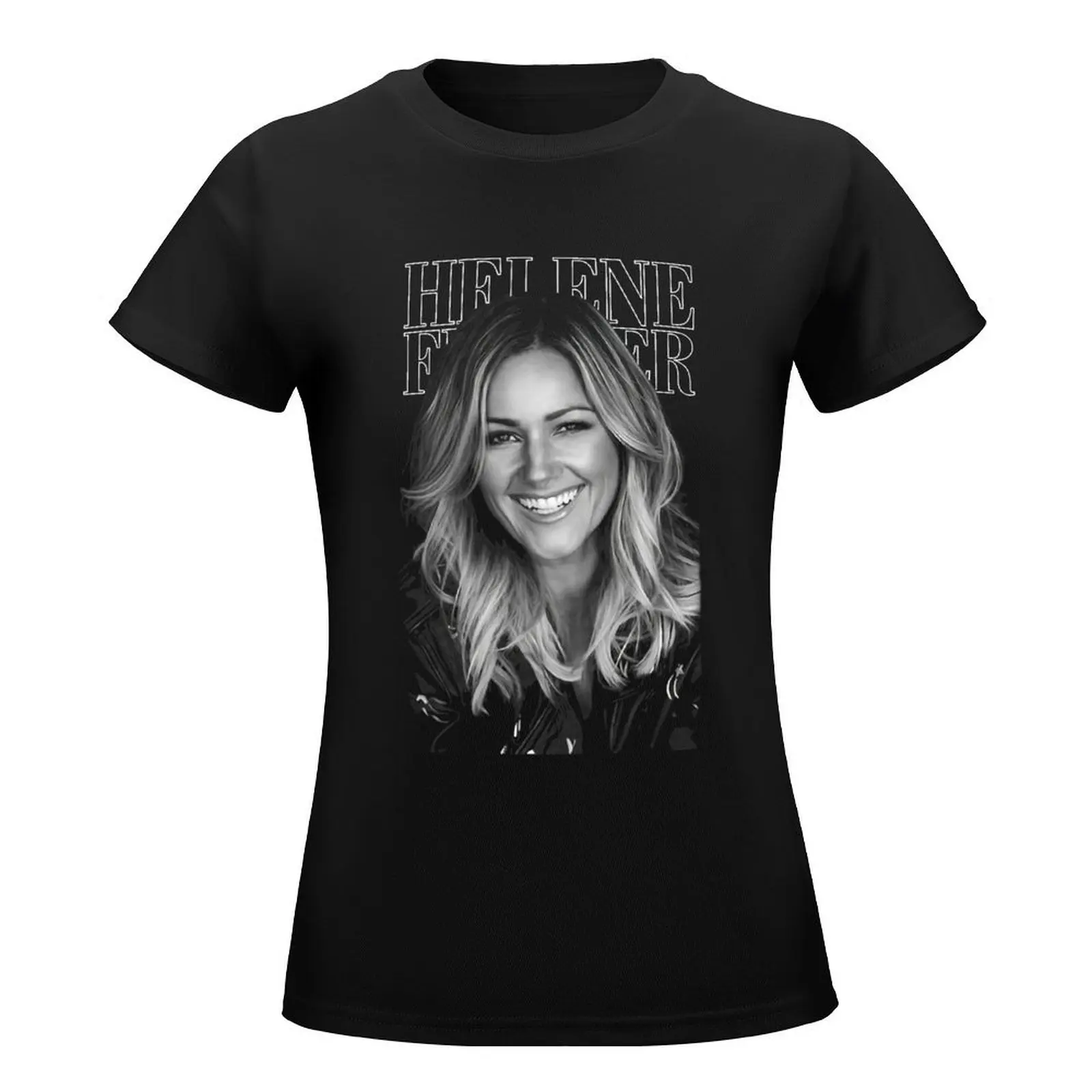 HELENE FISCHER T-Shirt kawaii clothes summer tops black t-shirts for Women