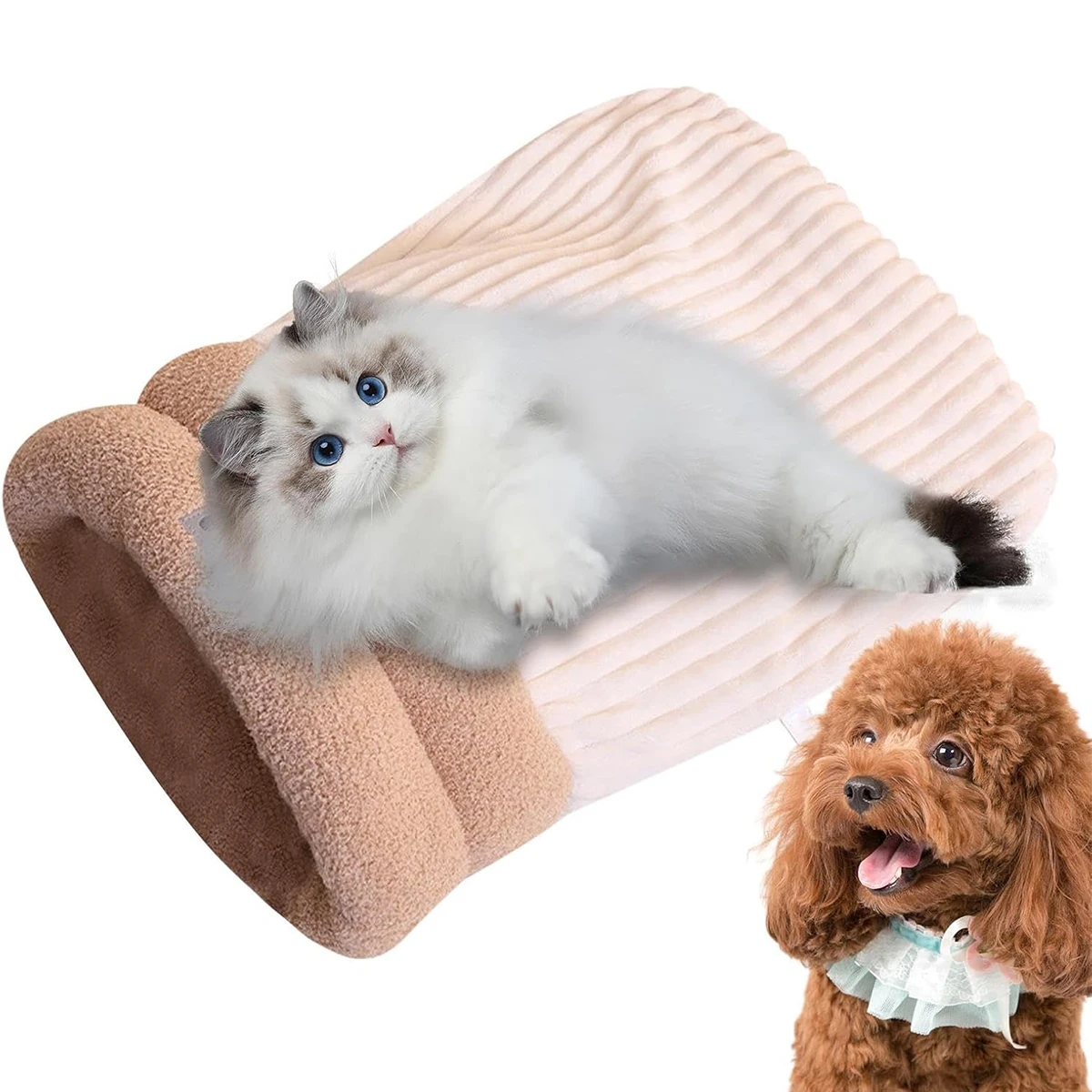 Cat Nest Snuggle Sack Cave Bed Soft Covered Cat Bed For Indoor Sleeping Cushion Bed For Small Medium Pets Cats