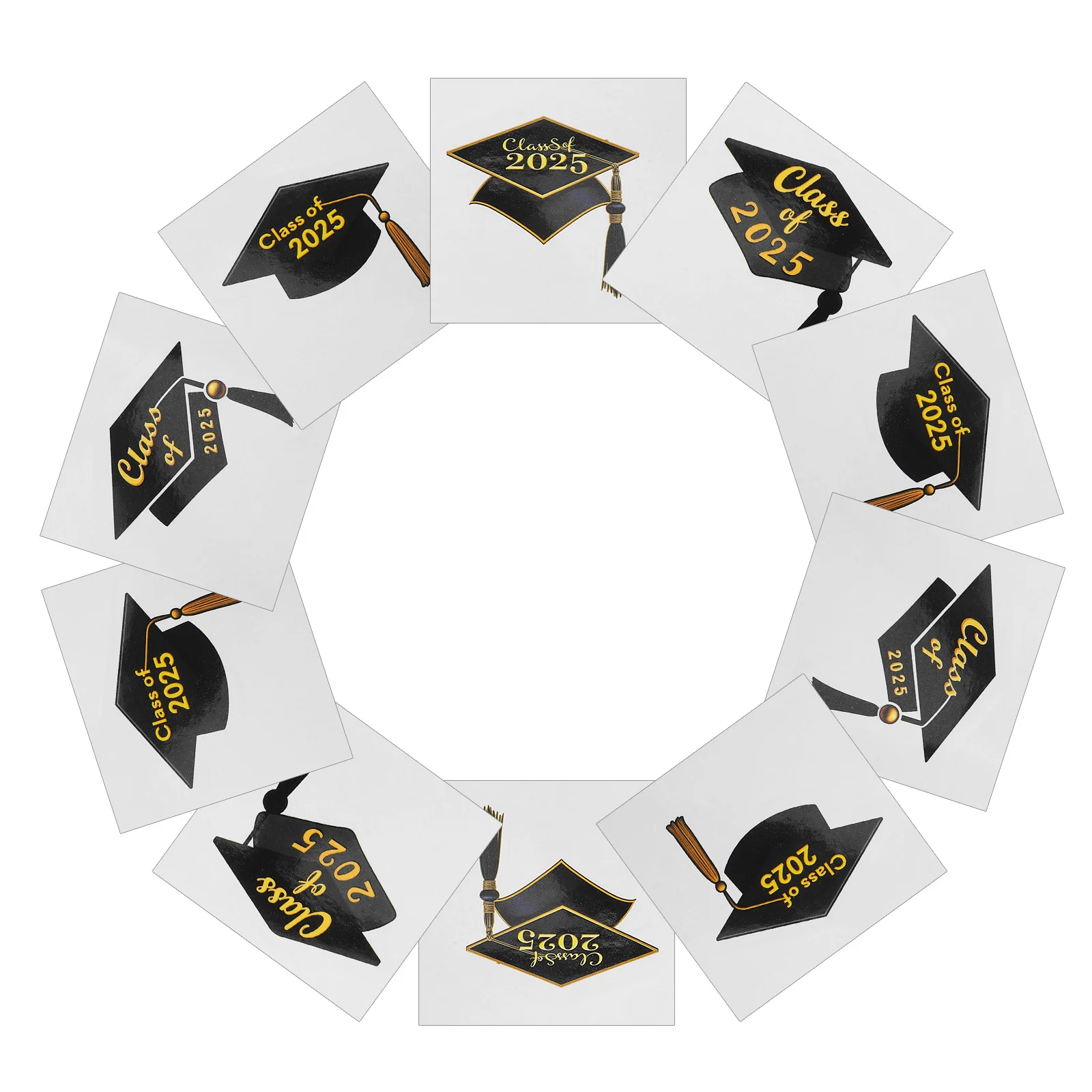24 قطعة من ملصقات موسم التخرج ملصقات غطاء غراد إبداعية ذاتية اللصق لزجاجة مياه لتزيين الحفلات #5