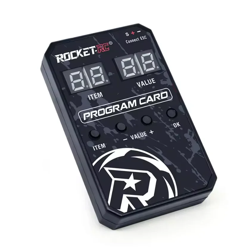 RoRuSROCKET-RC Brushless ESC 130A Sensored Electronic Speed Controller 6V/5A BEC With Cooling Fan For 1/10 RV Car 380/390/540 Mo