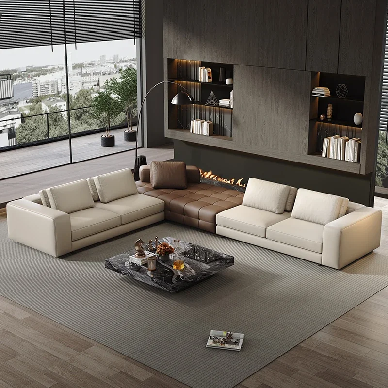 Replica Nordic Style Sofa Individual European Elegant Leather Living Room Sofas Modular L Shape Modern Muebles Unique Furniture