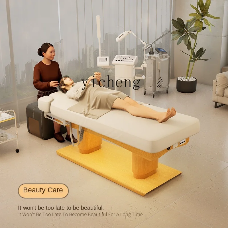 TQH-6.12  Light Luxury Electric Lift Beauty Care Bed Special Face Washing Bar Massage