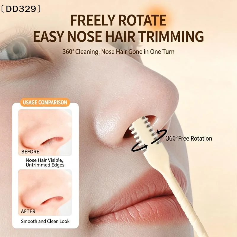 3/5/10Pcs Nose Hair Remover 360 Rotating Nasal Clippers Nose Hair Trimmer for Women Men Manual Nose Hair Trimme〔DD329〕