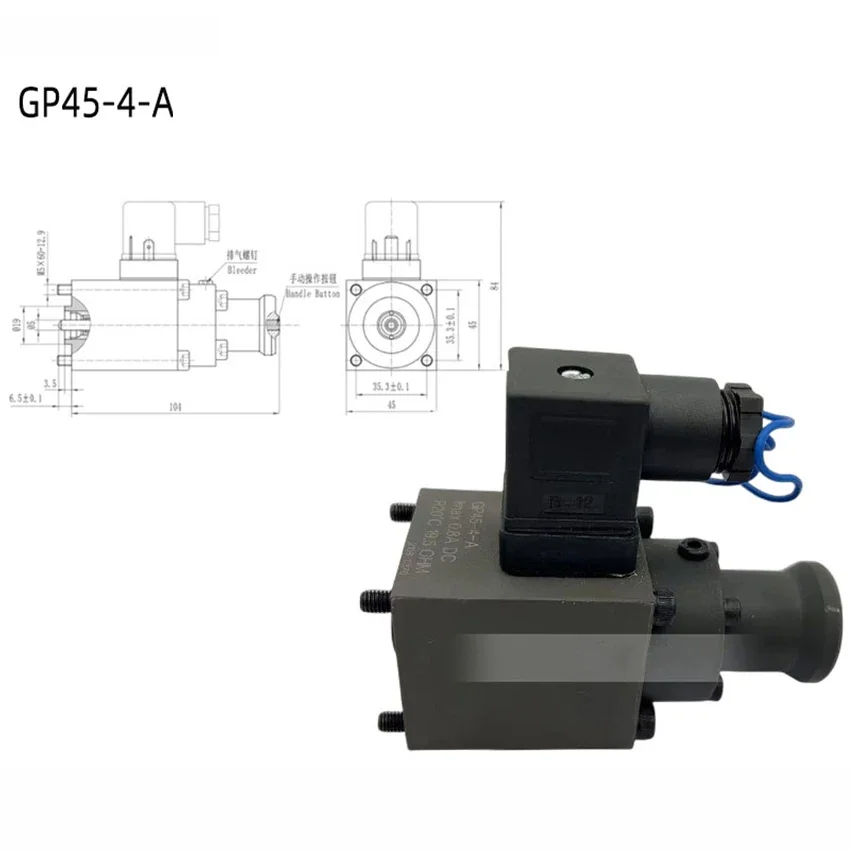 Hydraulic Valve Proportional Solenoid Coil GH263-045 060 035 GV45-4-A GP45-4-A GP61 GV40 Proportional Valve Electromagnetic Coil