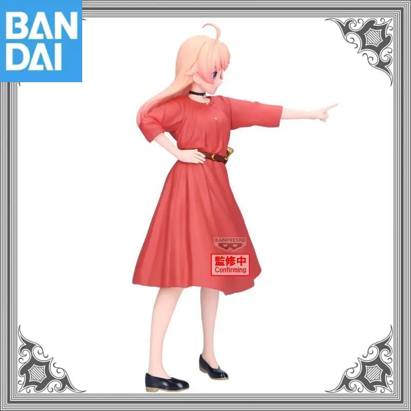 Genuíno bandai namco banpresto bruxa relógio wakatsuki nico coletor de pvc ornamento de mesa anime figura modelo brinquedo presente em estoque