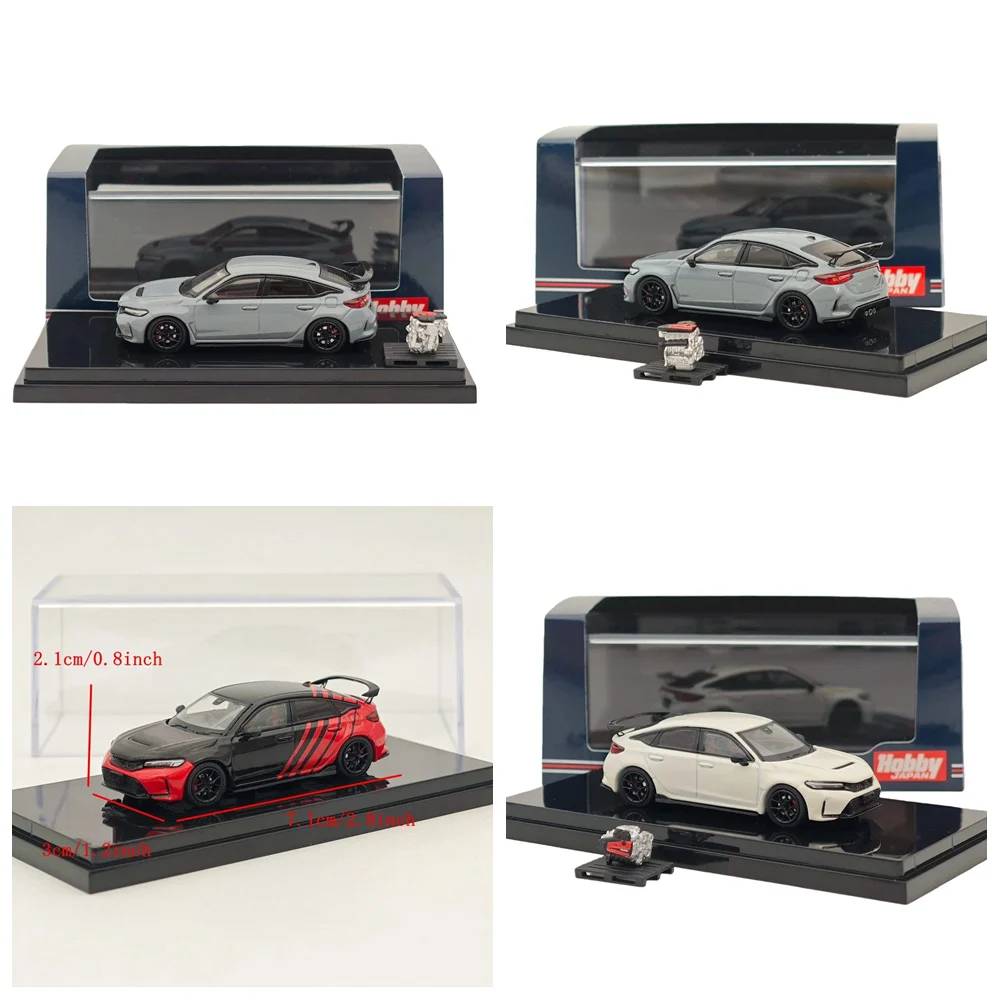 Hobby Japan 1/64 für CIVIC TYPE R (FL5) HJ641063 Diecast Model Car Miniature Collection Toy Vehicle Models