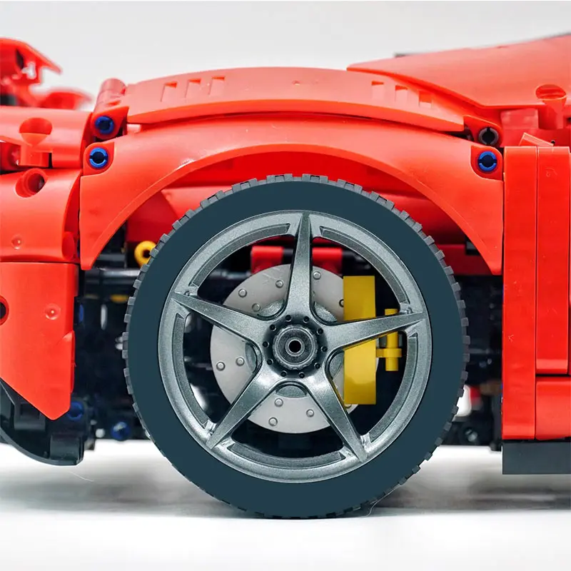 

TGL T5042 MOC подробный технический супер спортивный автомобиль, роскошная модель 1:8, строительные блоки, кирпичи, сделай сам, игрушки-головоломки, детские рождественские подарки