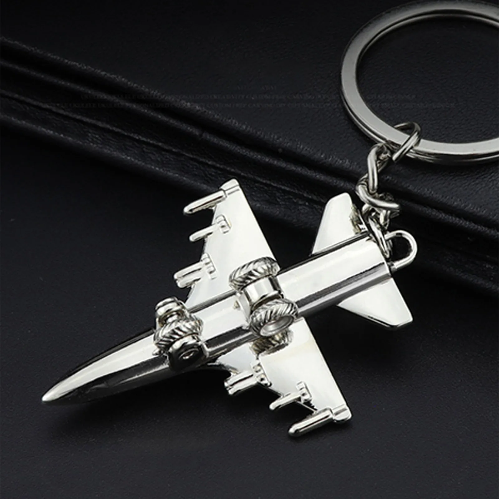 Airplane Keychain Spacecraft Aircraft Airliner Fighter Plane Model Creative Key  for Birthday Christmas Gift