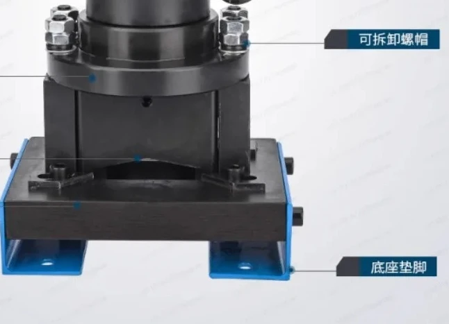 Multifunctional Angle Iron 45° Cutting & Chamfering Machine | DJ-55 Model, Hydraulic (No External Pump)