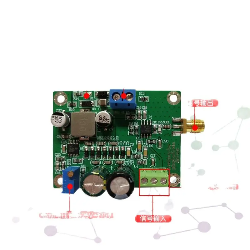 Photoelectric IV conversion amplifier module APD Avalanche photodiode Driving photoelectric signal Current to voltage