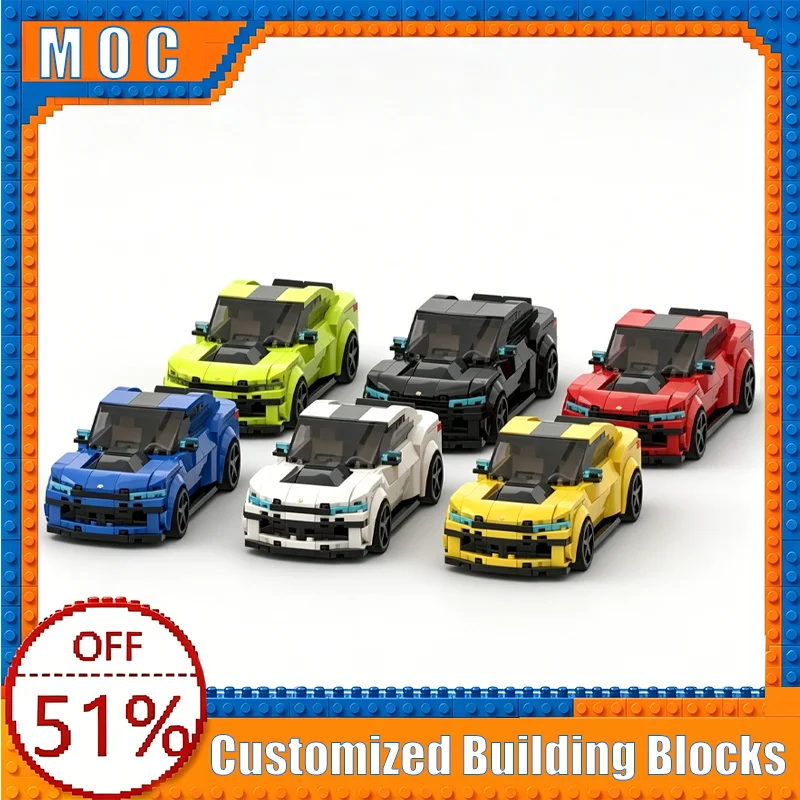 1704 Parts Chevrolet SS Full Pack 6-color set Building Blocks Model Assembly Educational Toy Creative Collection Birthday Gifts