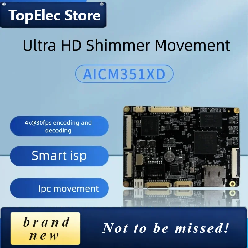 TopElec EMA Hi3519DV500 HiSilicon Next Generation AI SoC IPC Solution 2.5T 4K Image Ultra HD Shimmer Movement Development Board