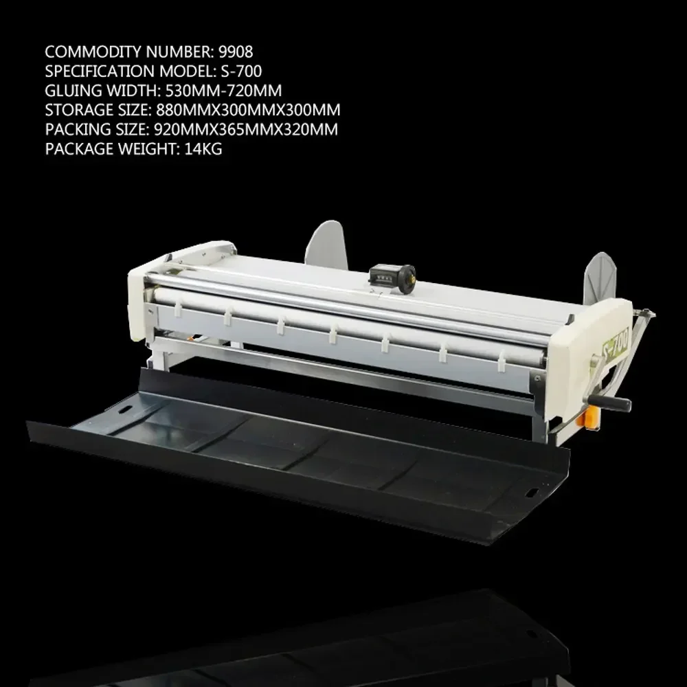 

720MM Wallpaper Gluing Machine Manual Gluing Machine