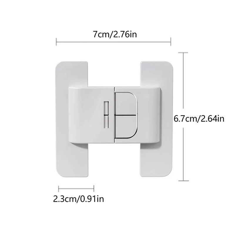 أقفال أمان متعددة الوظائف للثلاجة ، قفل باب الثلاجة والفريزر ، واقي أمان للأطفال ، جديد ، 1 روض