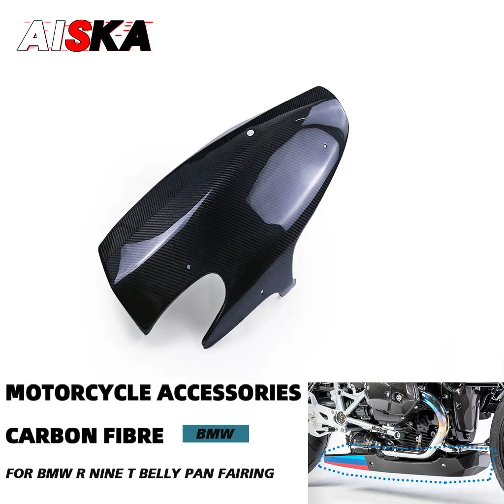 

3K Real Carbon Fiber Belly Pan Lower Protection Fairings Kits Motorcycle Accessories Exhaust Catalyst For BMW R NINE T R nineT