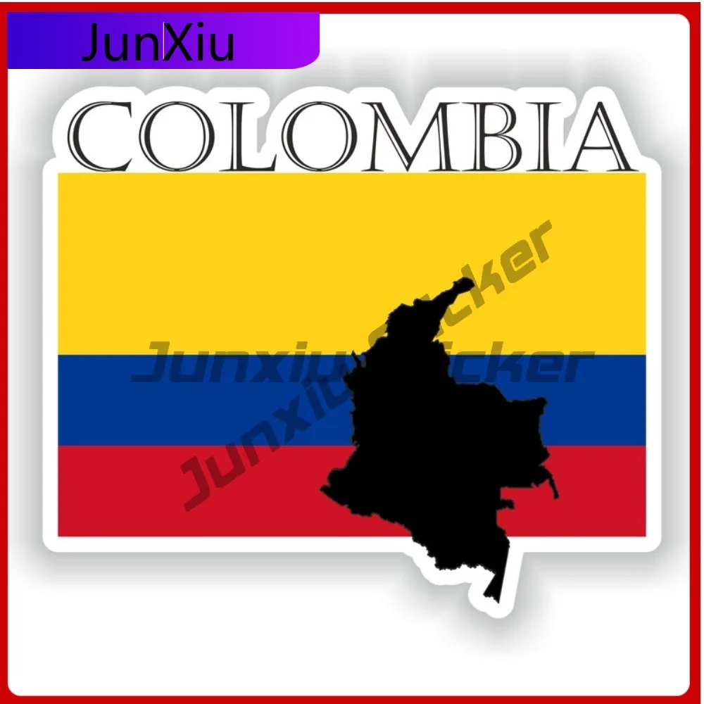 

Colombia Country Cool Truck Waterproof Sticker Vinyl Anime Boat Truck Waterproof Popular UV Vehicle Funny Cool Weatherproof