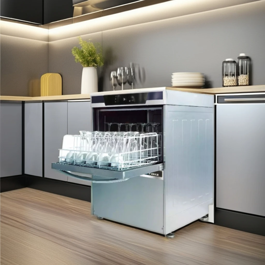 Built-in Bar Glass Washer Portable Dishwasher Smart Commercial Countertop Small Stainless Steel Dishwashers for Restaurant