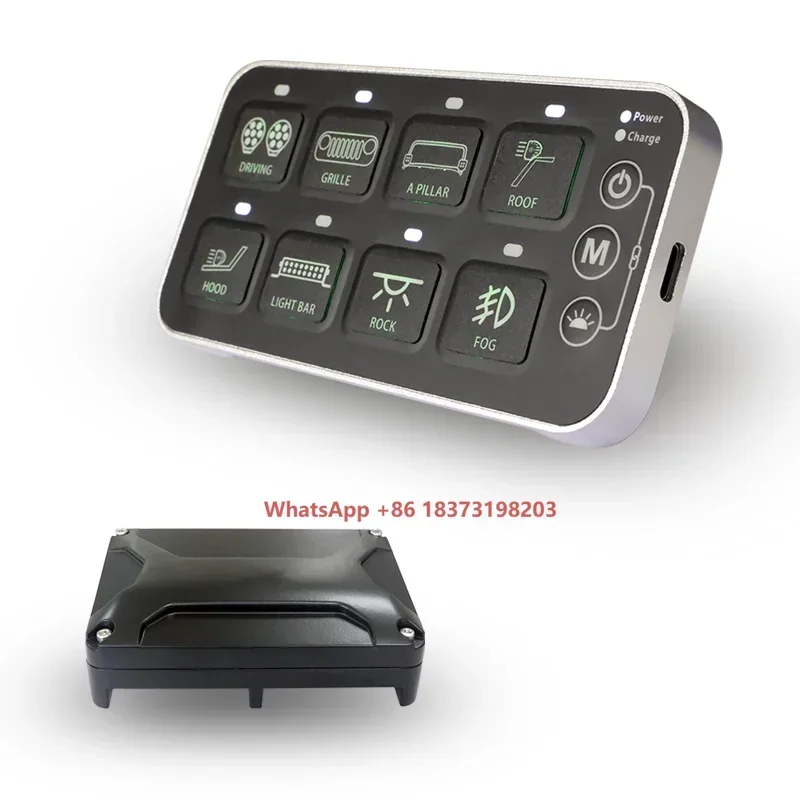 Latest Design Switch Panel System Universal Vehicle Light 12V Remote Switch Control Panel